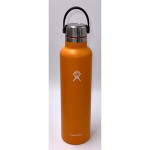 Hydro Flask Double Wall Insulated Stainless Steel Orange Clementine 24 oz NWOT